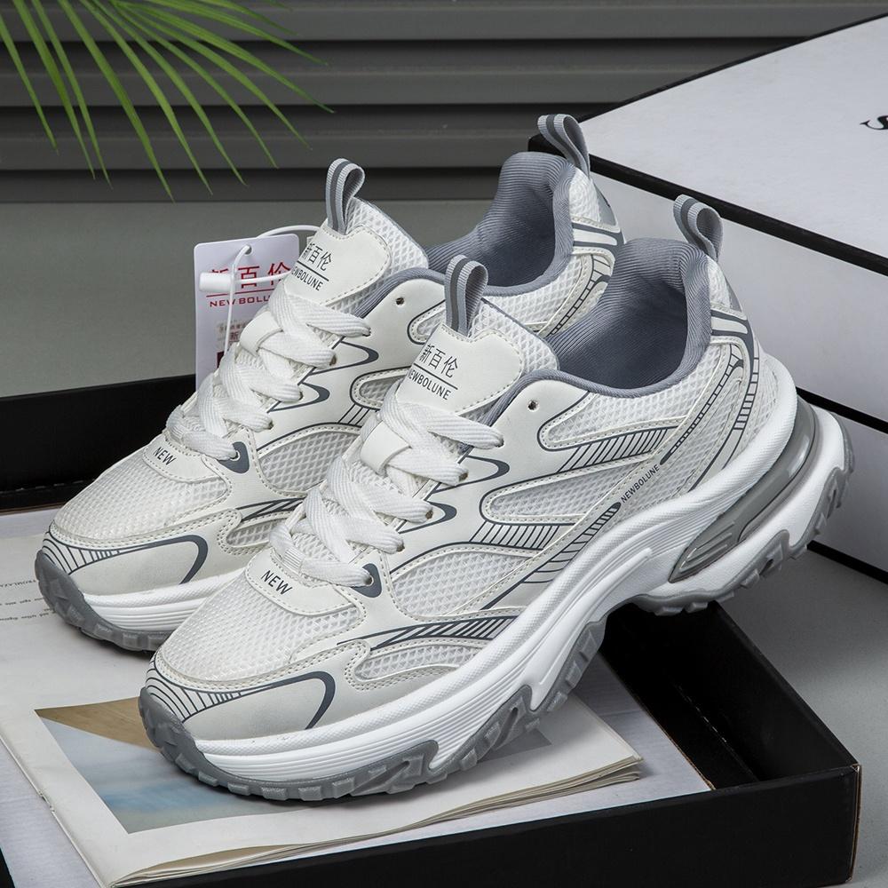 Women's Sports Running Shoes Mesh Combination Breathable Cushion Lightweight EV Sole New Series