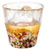 ADERIA Tsugaru Vidro Ice Flower Gold Rim Rock Glass Spring 300ml Made in Japan with Special Wooden Box F71464 Highball Whiskey Beer Sake Shochu