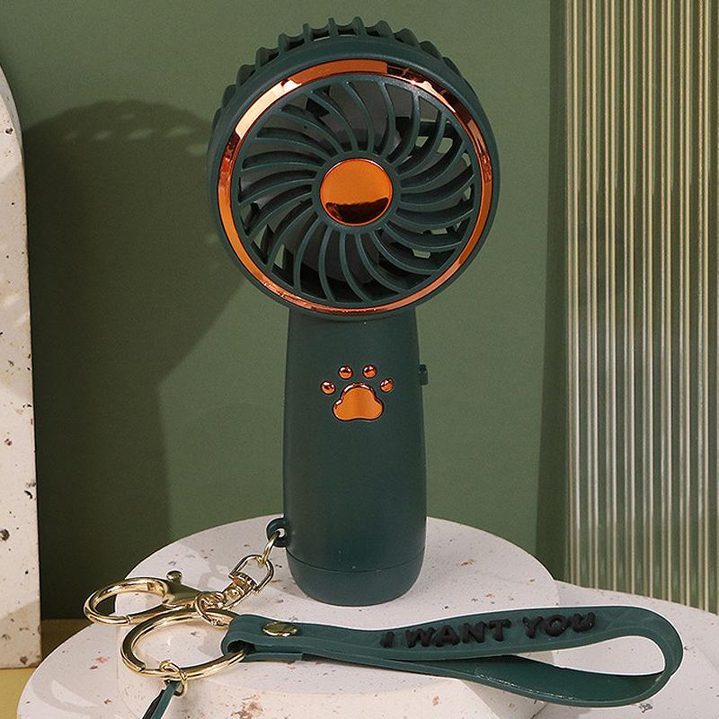 Summer Mini Fan Cute Cartoon Portable Charging Usb Handheld Fan Student Outdoor Fan Cooling Electric Fan Outdoor Fans