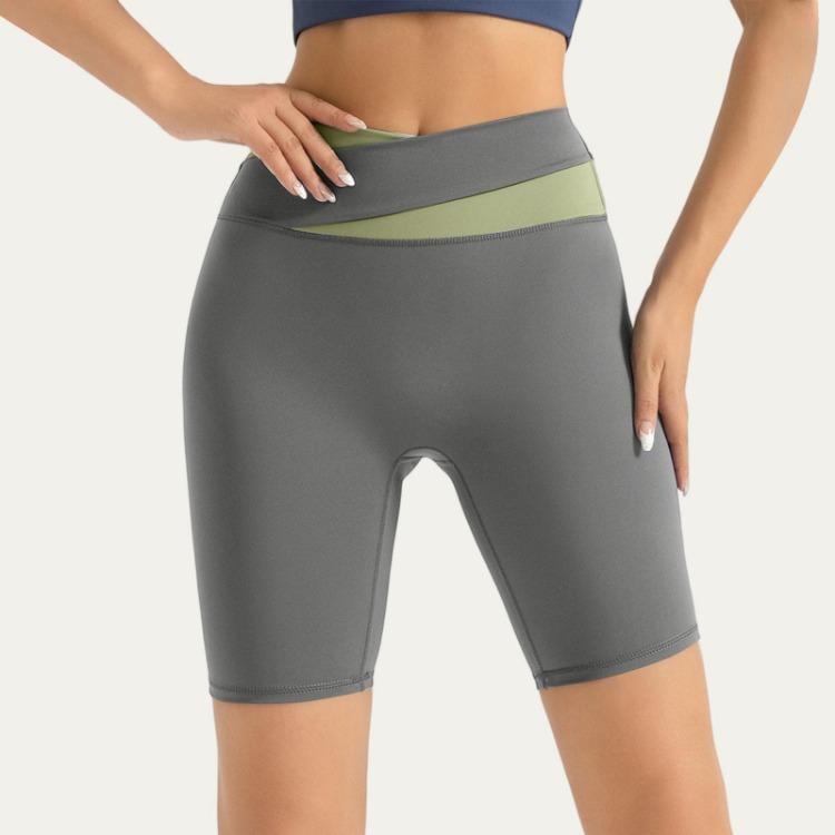 Women Yoga Shorts High Waist Super Soft Leggings Sports Cycling S