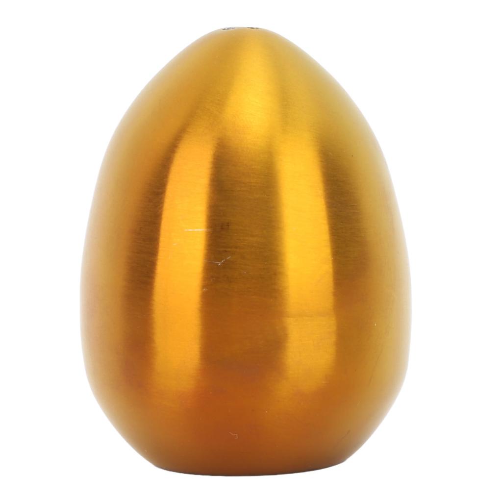 Egg Shaped Spice Jar Multipurpose 3 Holes Leakage Proof Stainless Steel Salt Pepper Dispenser for Kitchen