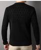 Men's Chenille Jacquard Fleece Pullover Sweater - Autumn/Winter 2022