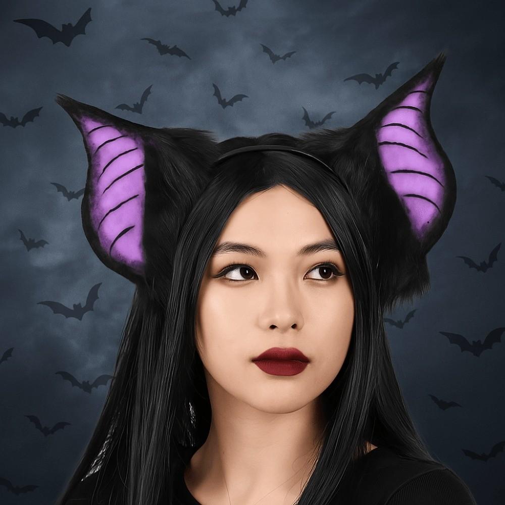Furry Halloween Costume Cosplay Props DIY Devil's Sweetheart Tail Casual Bat Wings  All Saints' Day