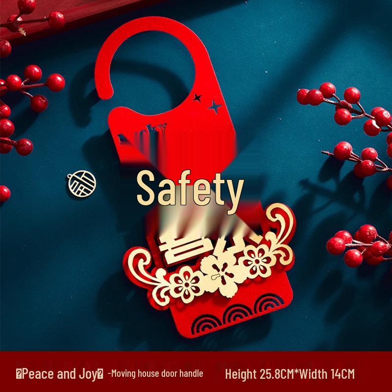 2024 Creative Housewarming Door Handle Pendant for New Home Ceremony & Wedding Décor