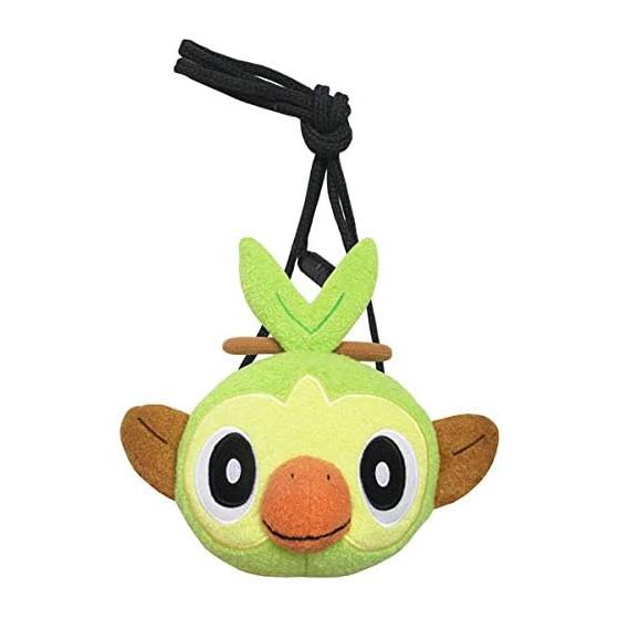Sanei Boeki Pokemon Coin Pouch Grookey (Face) Plush Toy