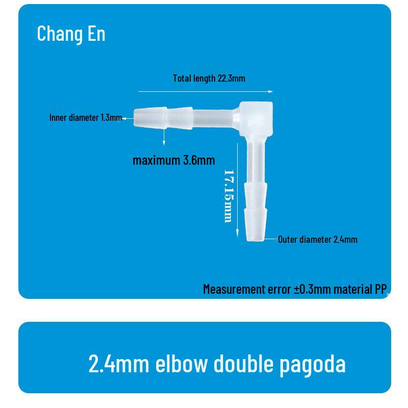 Plastic 90° Hose Connector Elbow Barb