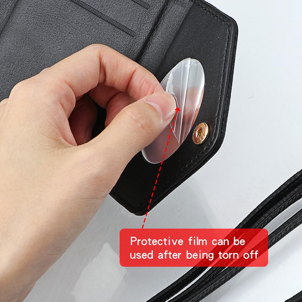 Faux Leather Phone Case For Samsung GalaxyA12A13 A14 A22 A24 A25 A32 A33 A34 A35 A52 A53A54Fall-proof, Crossbody Bag with Mirror