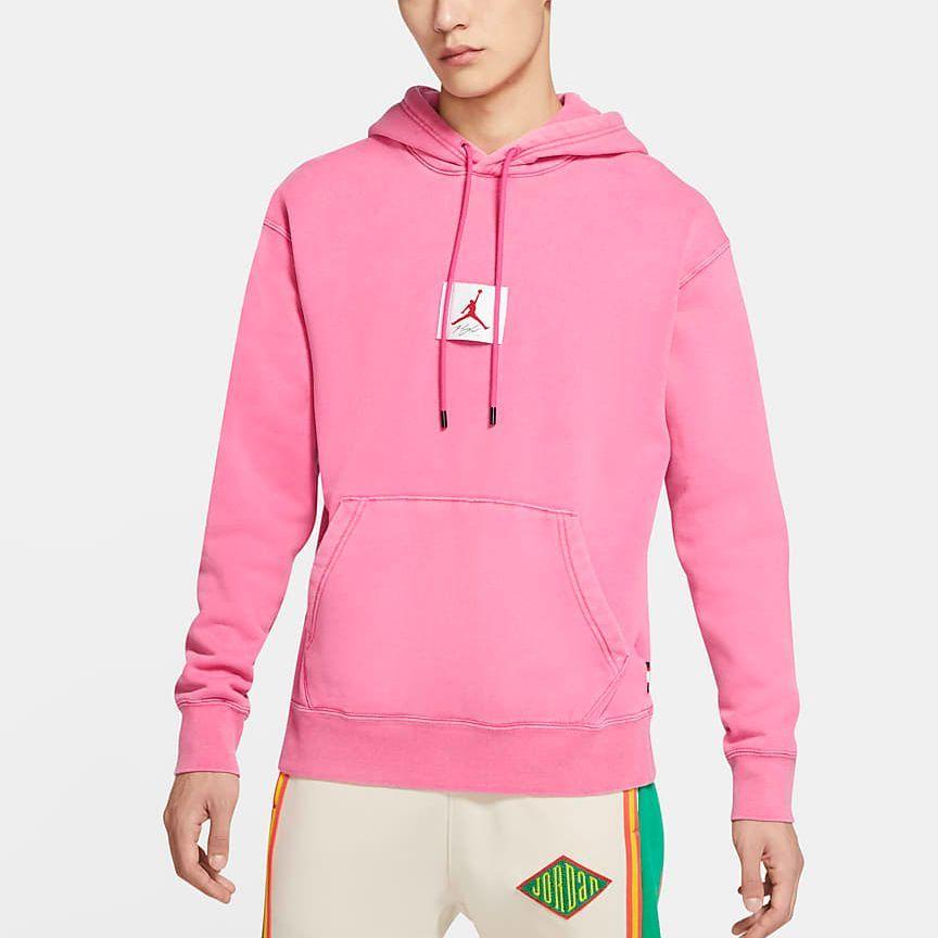 Jordan Fleece-Lined Pullover Hoodie Men Hoodies Watermelon-Red CK6469-630