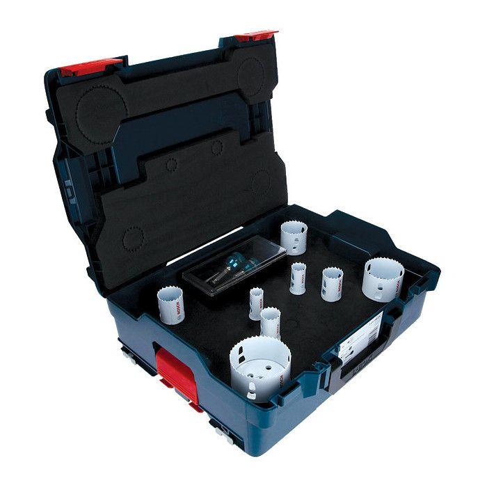Coffret L-BOXX - BOSCH - 2608594271 - 11 Pièces - HSS Bimétal - Adaptateur Power Change