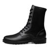 Men's Large Size Mesh Leather High-Top Casual Outdoor Work Boots (38-52)