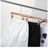 DIMANAF Plus Size Women Shorts Pants 2025  Summer Loose Short Basic High Waist Solid Pants Elastic Waist