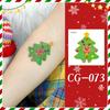 Ruikalong Christmas Cartoon Temporary Tattoo Stickers for Face and Arms