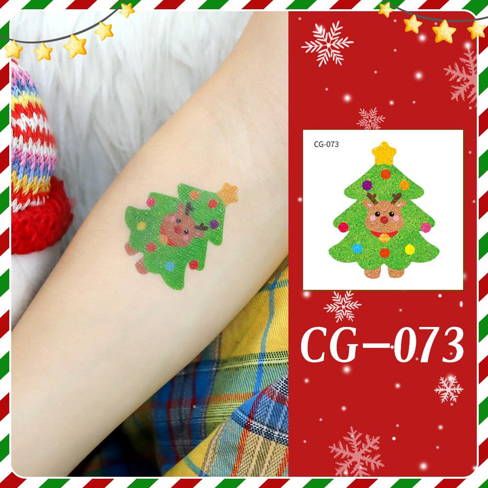 Ruikalong Christmas Cartoon Temporary Tattoo Stickers for Face and Arms