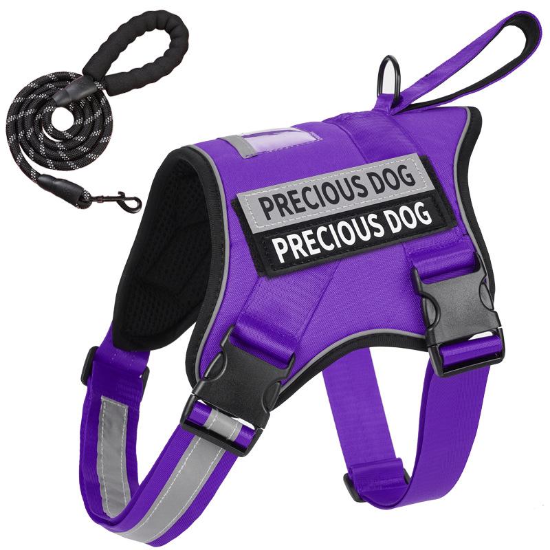 Dog Chest and Back Straps, Explosion-proof Reflective Strips, Dog Leashes, Anti-wandering Large Dog Leashes, Dog Walking Leashes