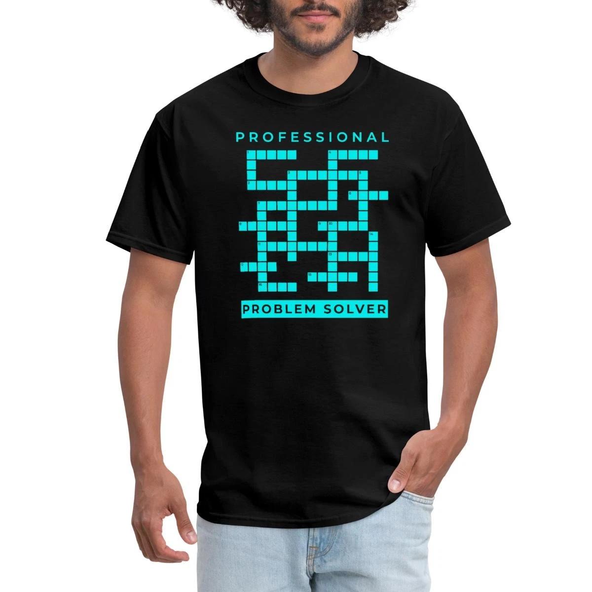 Professional Problem Solver Crossword Men s T-Shirt XXL