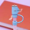 Stanley Water Bottle Silicone Straw Cover with Dust Plug - 10mm Bow Design