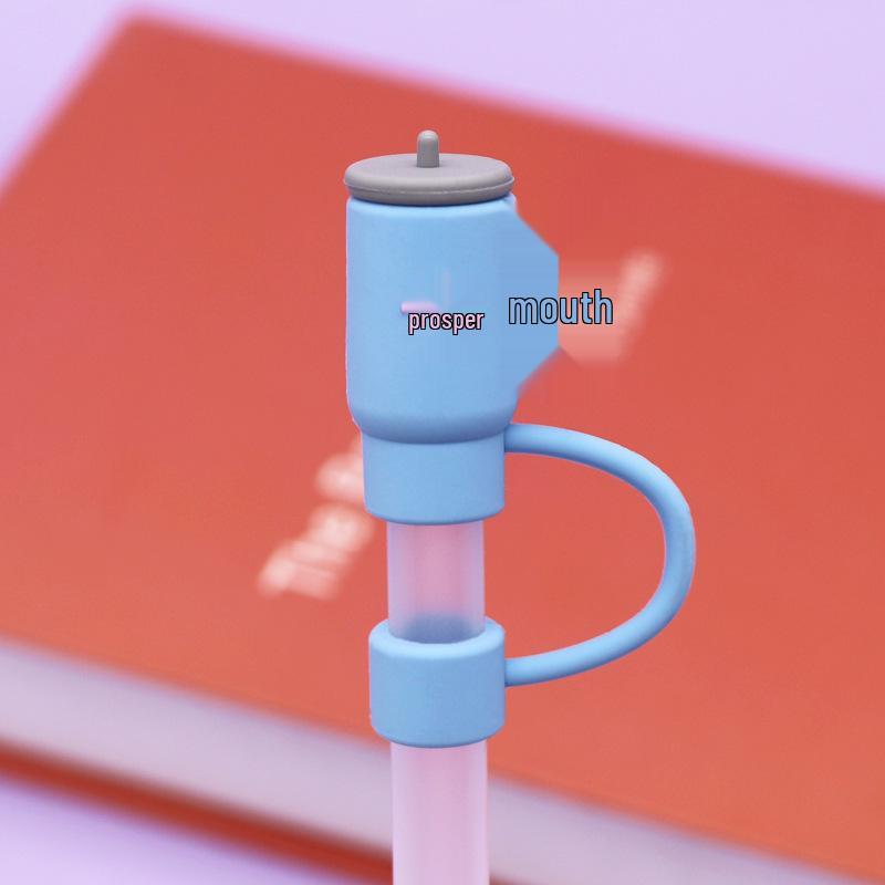 Stanley Water Bottle Silicone Straw Cover with Dust Plug - 10mm Bow Design