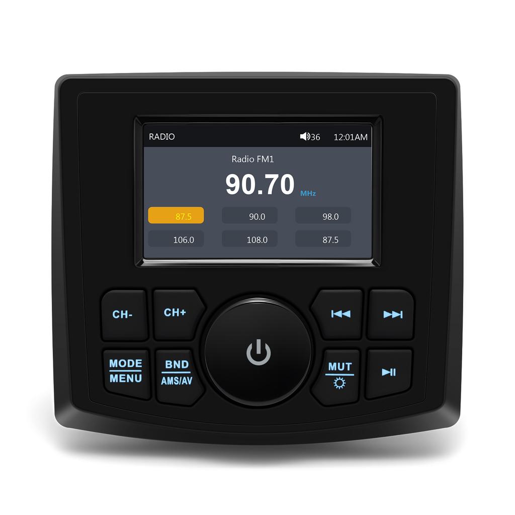 Boat Radio System Media Player Marine Radio MP5 Stereo 3 Inch Display Video Player Waterproof  Bluetooth-compatible Equipment
