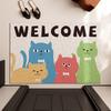 Internet Celebrity Millennium Style Home Silk Ring Floor Mat Can Be Cut Entrance Door Rubbing Land Mat Non-Slip Silk Ring Door Mat