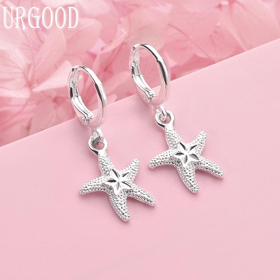 

Серьги-подвески из стерлингового серебра 925 пробы в виде звезд, свадебные украшения