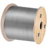 T316 Stainless Steel Cable 1/8" 7x7 Steel Wire Rope Cable 500FT Cable Railing Transport Wire Rope Cable for Railing Decking DIY Balustrade
