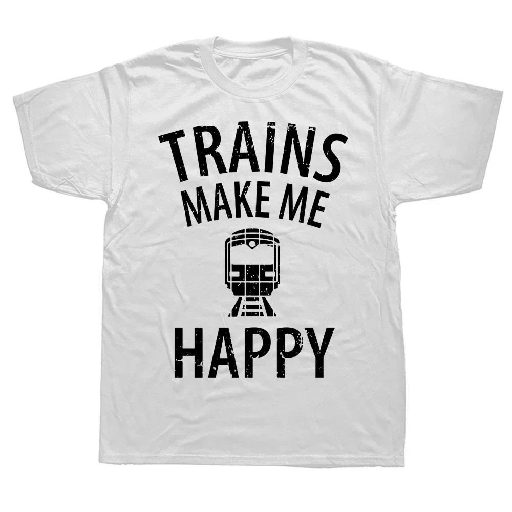 

Graphic Streetwear Short Sleeve Birthday Gifts Summer Style T-shirt Mens Clothing Novelty Railwayman Trains Driver T Shirts -... 5XL різнокольоровий