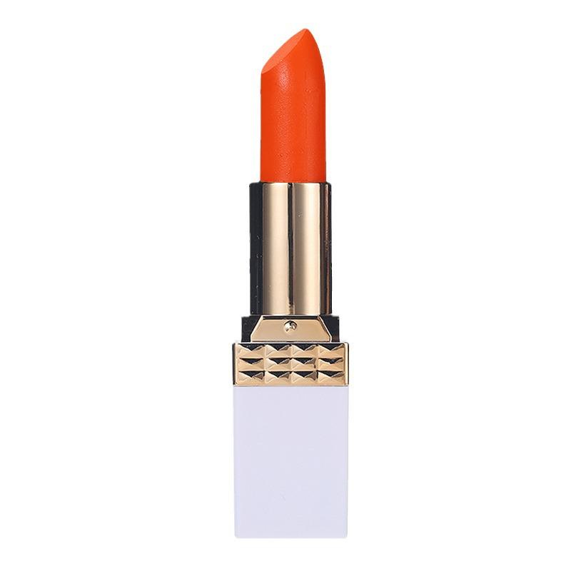 McCarthy Lun Orange Lipstick - Carrot Orange, Creamy Rose, Purple-Pink Matte, Brightening, Niche Lipstick for Women.