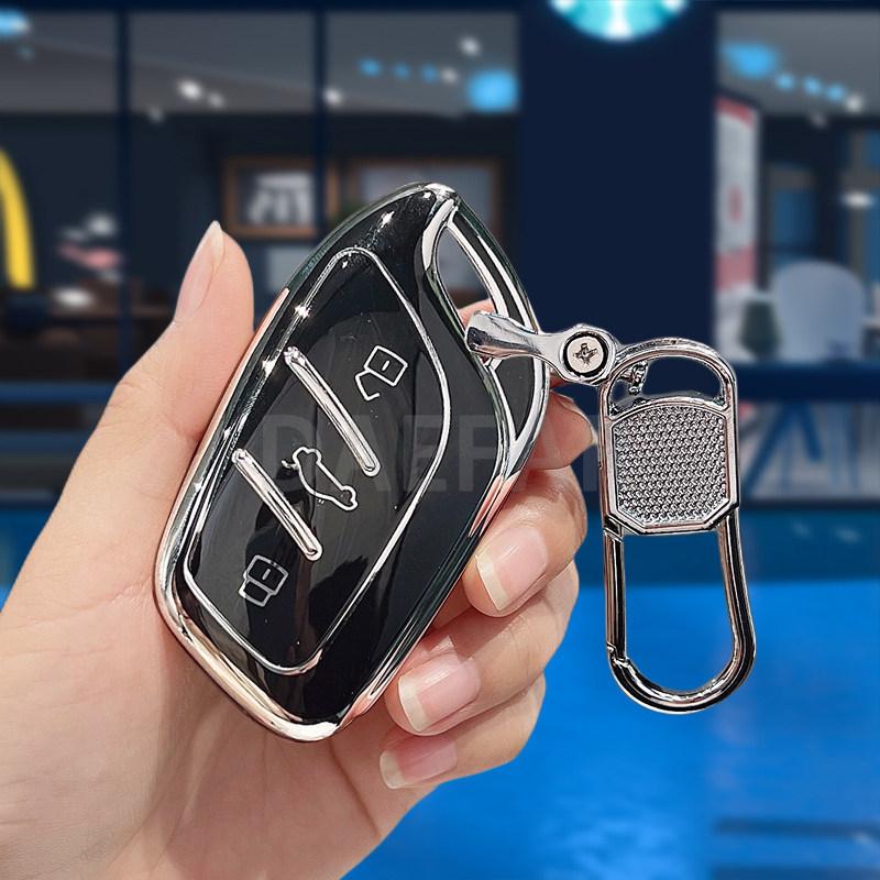 3Button Car Key Cover for MG Ev Mg4 HS GT ZS ZX MG5 MG6 for Morris Garages Roewe RX3 RX5 RX8 I6 I5 Car Accessories Fob Key Case 80ji