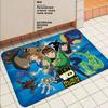B-ben 10 Classic Animation Hallway Carpet Non-Slip Laundry Room Mat Laundry Decor Balcony Child Living Room Toilet Rug