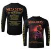 Megadeth groupe américain punk metal rock T-shirt unisexe à manches longues imprimé 3D chemise mode automne rue américaine rétro haut