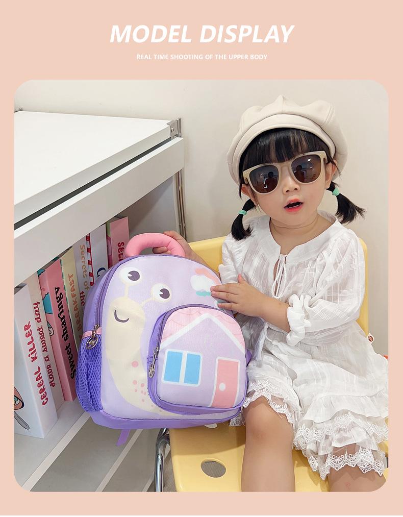 Cute Cartoon Kindergarten Backpack for Kids Ages 3-6 - Large Capacity, Double Shoulder Design