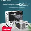 Juebo 420W Power Supply: Dual/Quad-Core Support, Large Fan, Stable, Lightning Protection