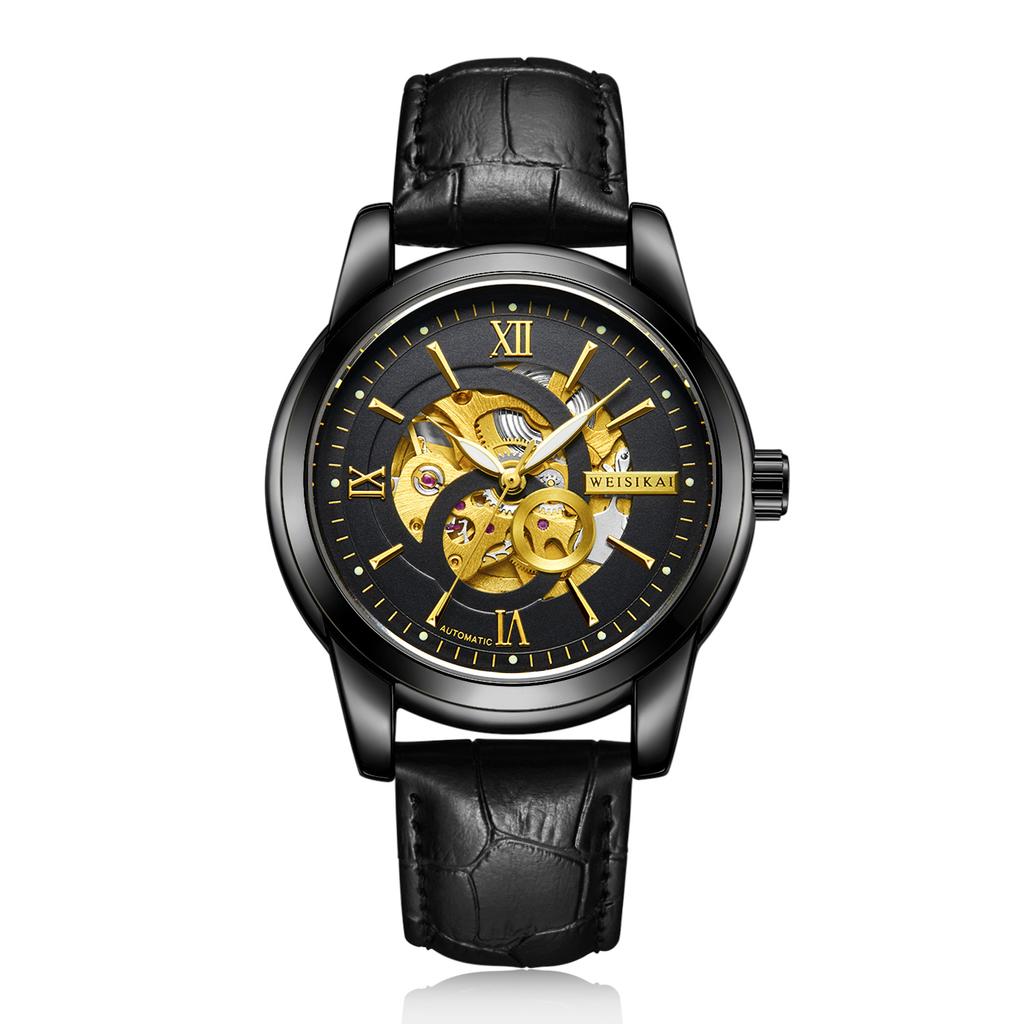 New TOP Brand Luxury Men's Watch With Box Hollow Fashion Sports Waterproof Fully Automatic Men's Mechanical Watches