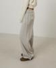LMOOD WOMEN Puppy Stripe Lounge Pants Warm Grey