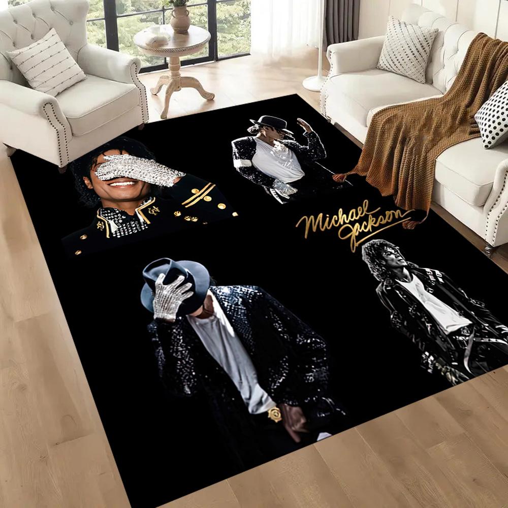 I tappeti quadrati dallo stile iconico di Michael Jackson sono un'ottima scelta per soggiorni, camere da letto, arredamento della casa e come regali.