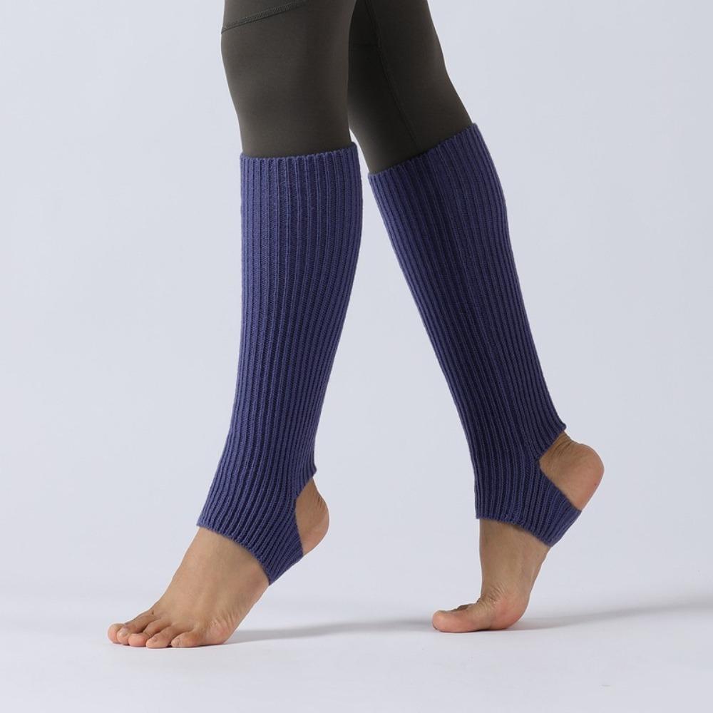 Long Section Ballet Leg Warmers Foot Covers Ballet Knitted Socks Latin Socks  Gym Fitness