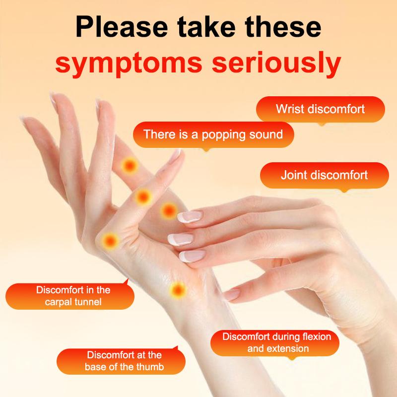 10 Pcs/Box Tendon Sheath Heat Compress Patch Finger Wrist Joint Care Sticker