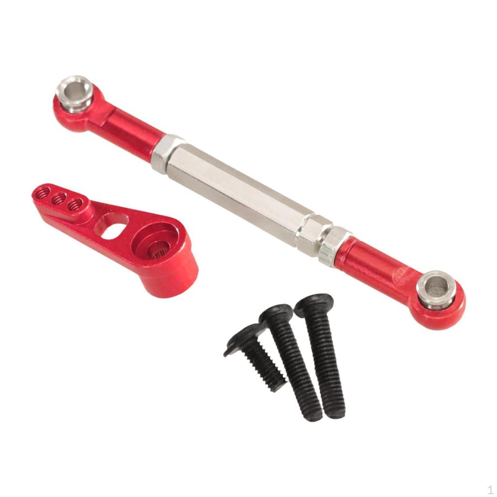 Steering Arm Aluminum Adjustable Easy To Install Metal Rod Pull for 104002 104001
