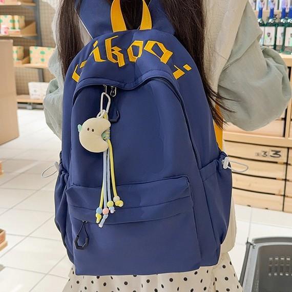 Schoolbag Wholesale New Japanese Ins High Value Fresh and Cute Backpack Female Junior High School Students Simple Large Capacity Backpack