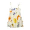 Print Slip Mini Dress Women Sleeveless Summer Dress Woman Ruched Sundress Vestidos Backless Short Dresses for Women