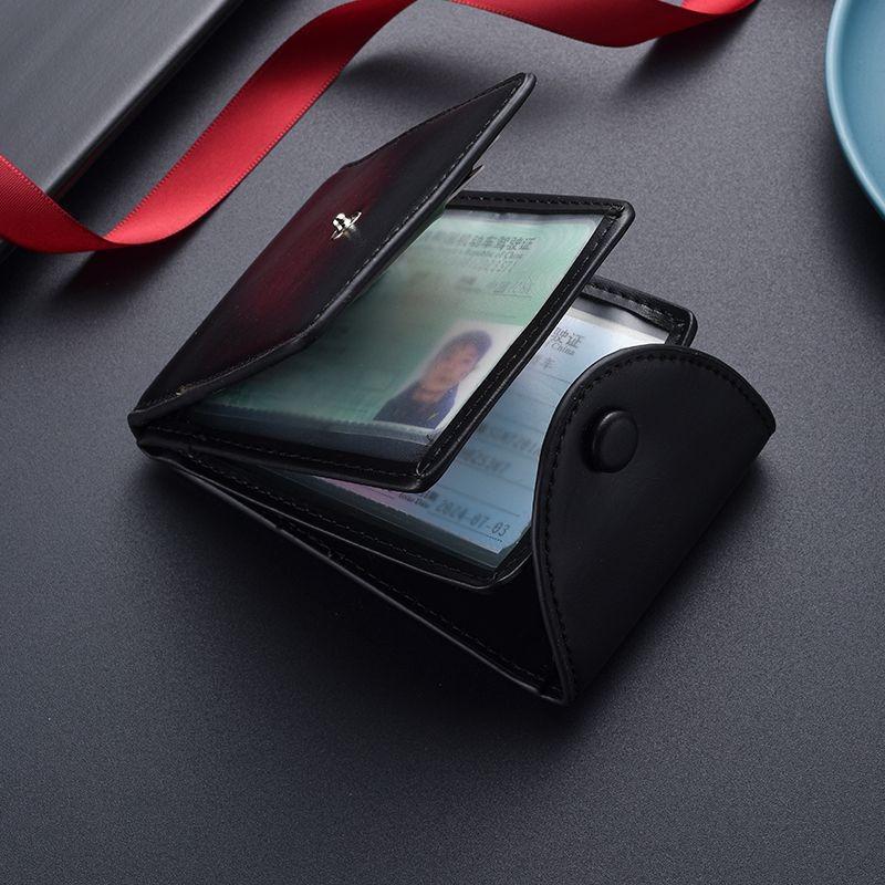 Multifunctional Business Driver's License, Driving License, New Male High-end ID Position, Protective Case, Leather Case, Card Bag.