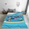 D-Dragon Quest Schleim Flanelldecke Winter Warme Überwurfdecke für Mädchen Jungen Couch Bett Bequeme Tagesdecke Sofabettbezug