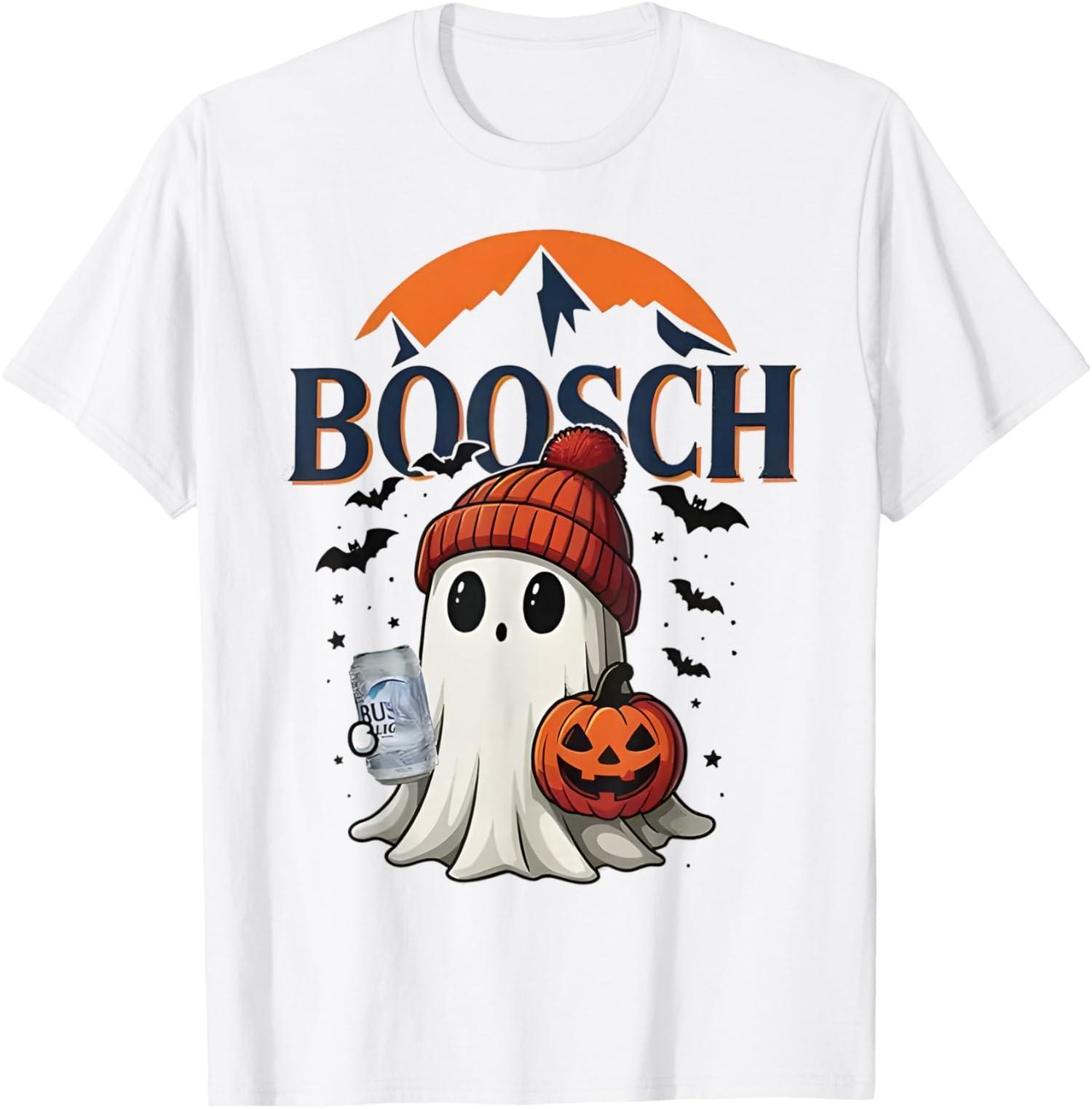 Boosch Light Halloween T-shirt unisexe citrouille fant?me mignon S