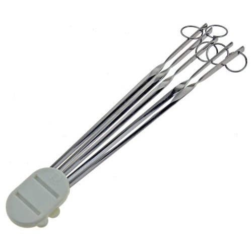 Pearl Metal Grill Skewers, 21cm, Stainless Steel, Easy Wash, C-8666