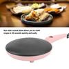 Macchina per Crepes Elettrica Controllo Automatico della Temperatura 8 Pollici Rivestimento Antiaderente Crepière con Frusta per Uova Spatola in Silicone Spina UE 220V