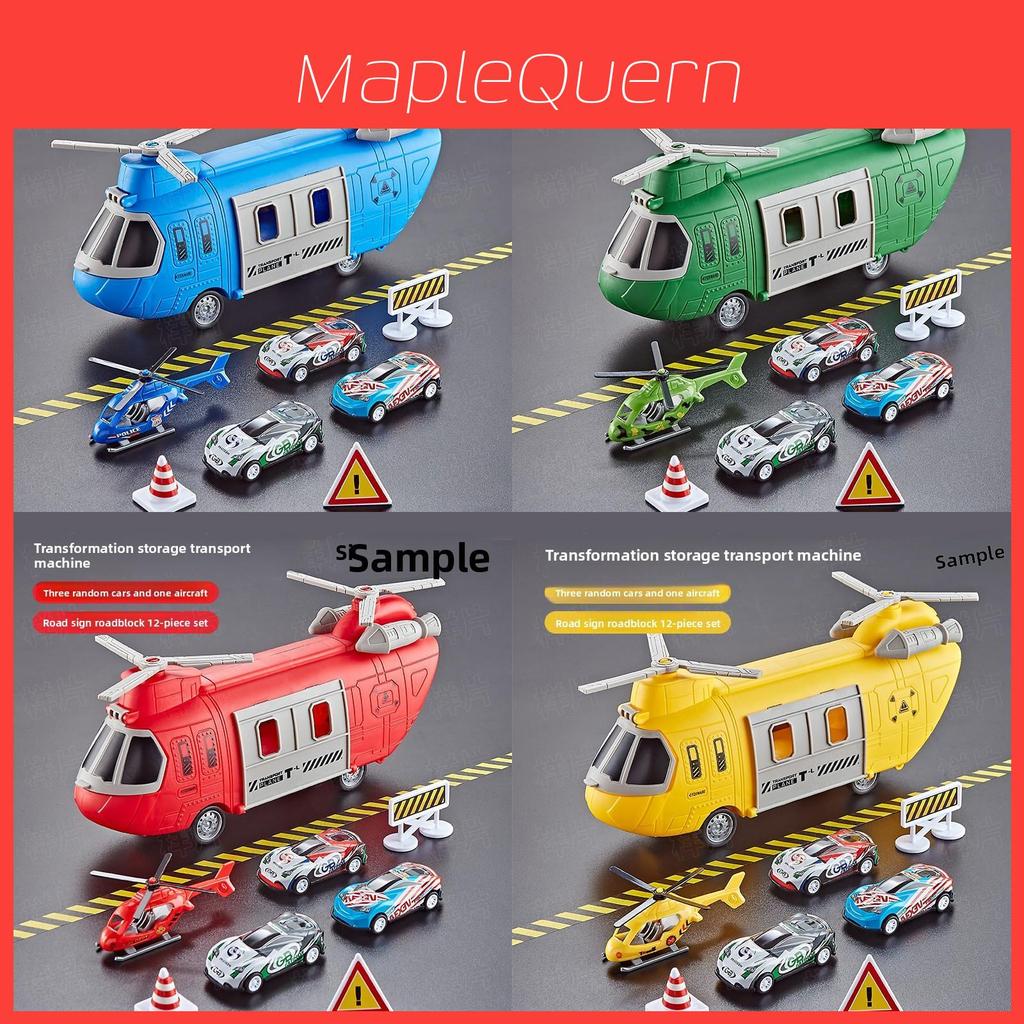 Childrens Inertia Ejector Transport Airplane And Helicopter Toy Set For Ages 06 Playroom Fun