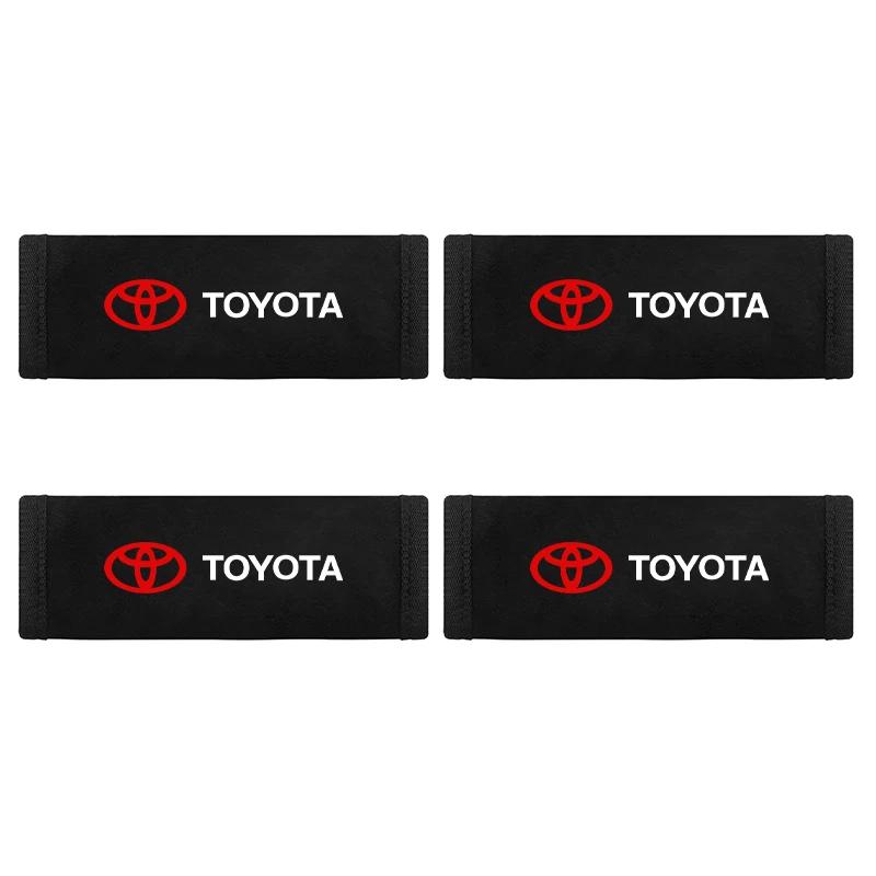 Toyota 2026 Novas Calotas Capa de Maçaneta de Porta de Carro Capas Macias de Pelúcia para Maçaneta de Porta de Carro Suporte de Teto de Carro Proteção F Adesivo de Carro