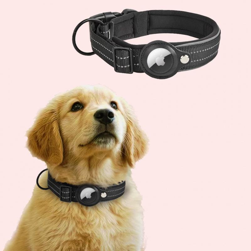 24h Delivery Pet Tracking Collar with Apple AirTag for Dogs - Anti-Lost Device