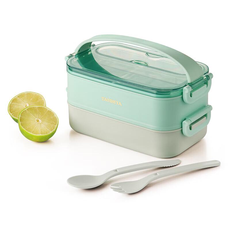 TAYOHYA Premium Portable Double-Layer Stainless Steel Lunchbox