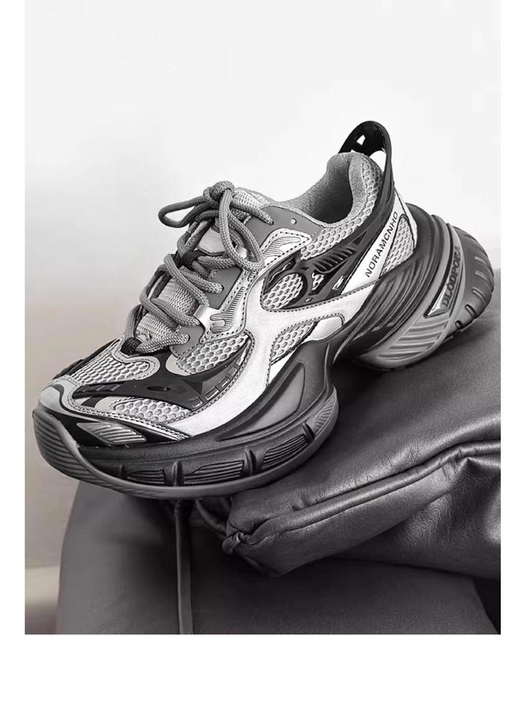 Tan Jianci Skorpion Dad Shoes: Trendige schwarze Sportschuhe mit dicker Sohle für Männer & Frauen 2025